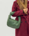 Borsa intrecciata in ecopelle – Stile e praticità