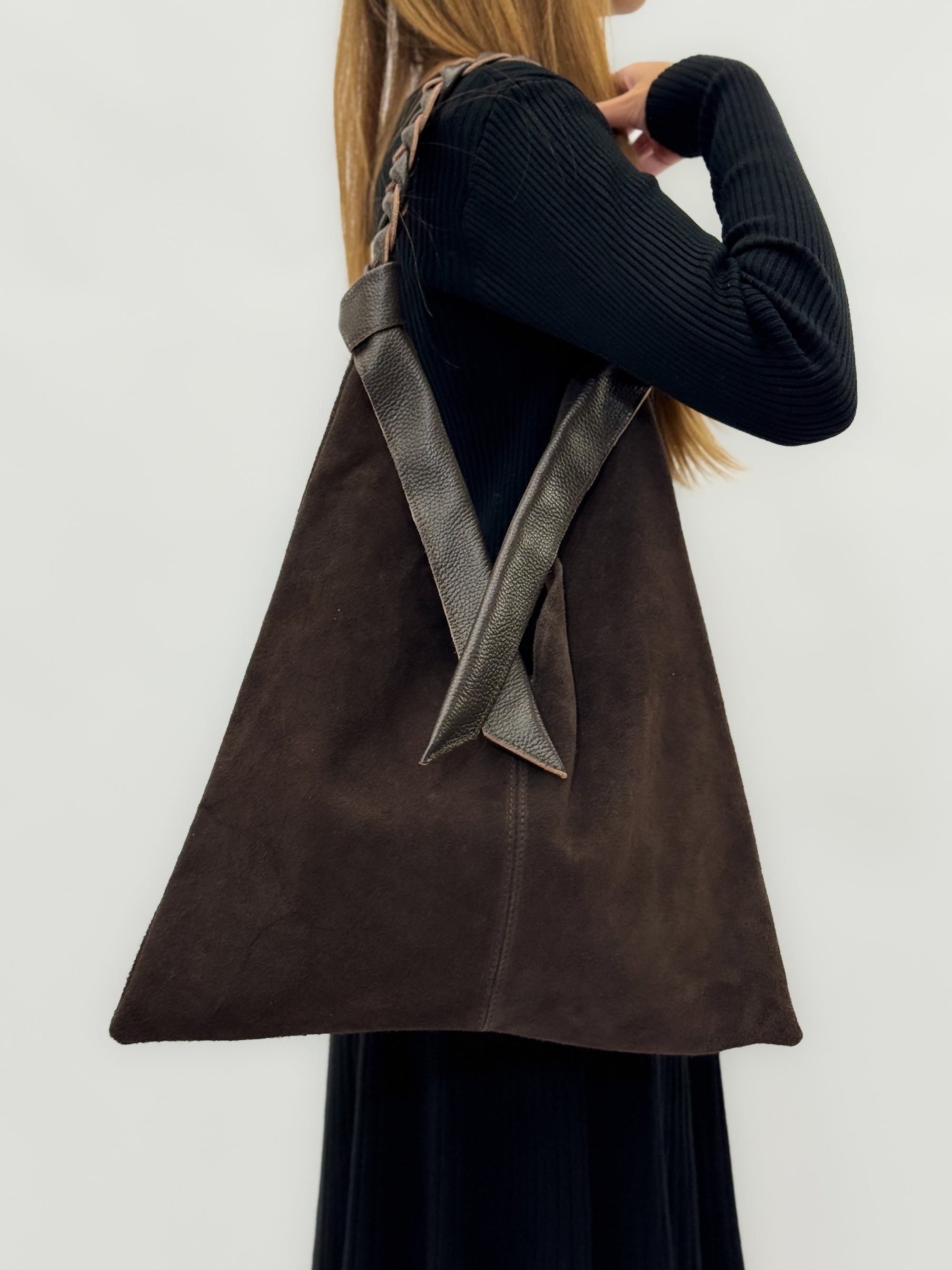 Borsa hobo in vera pelle – Made in Italy