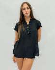 Camicia a tinta unita