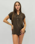 Camicia a tinta unita