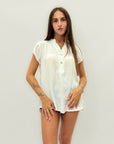 Camicia a tinta unita