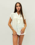 Camicia a tinta unita