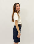 T-shirt con rouches