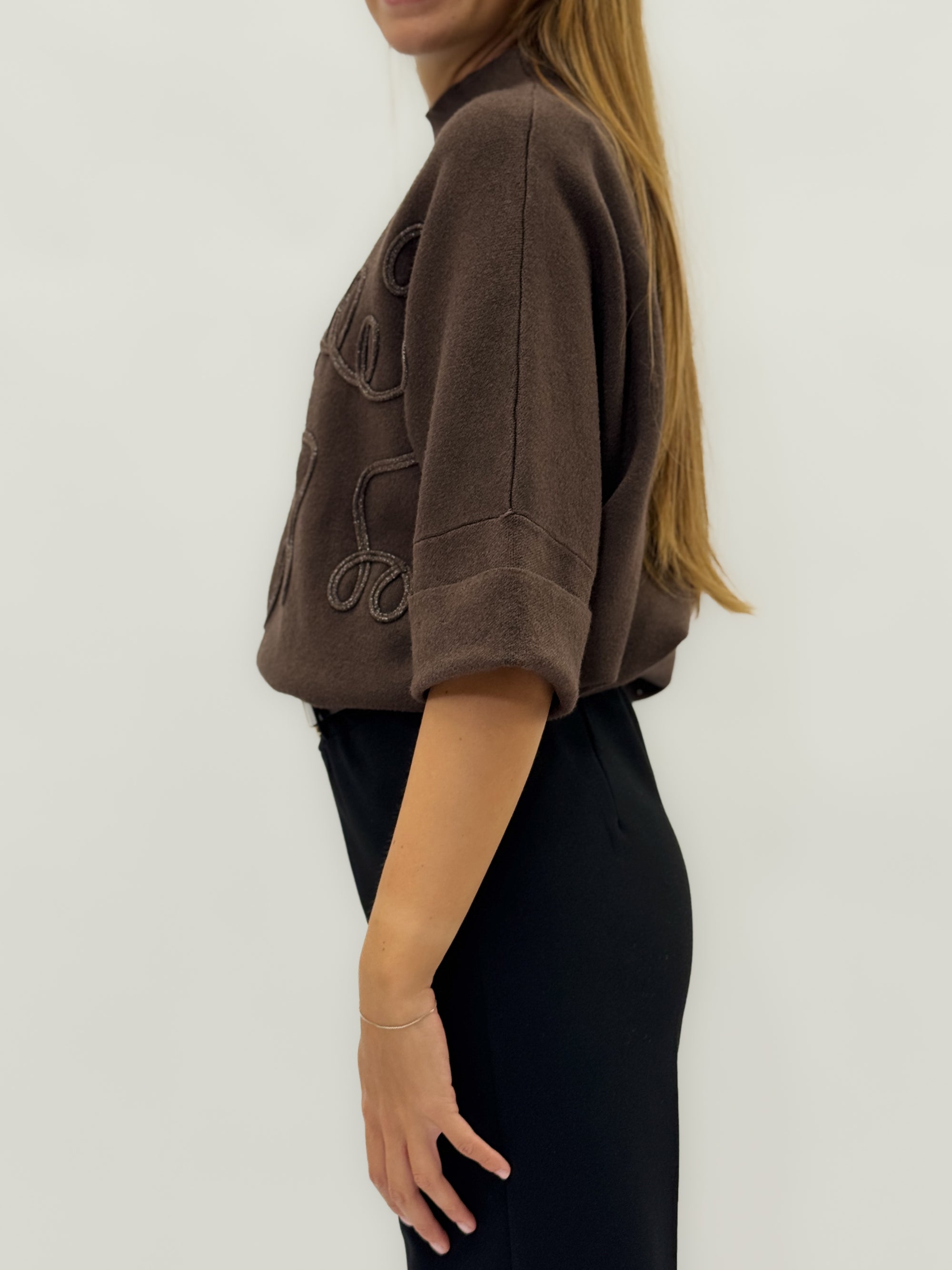 Maglia con ricamo in rilievo – Stile unico e sofisticato