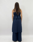 Completo canotta rouches e pantaloni