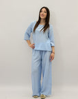 Completo maglia e pantaloni taglia comoda