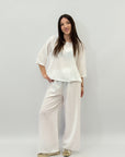 Completo maglia e pantaloni taglia comoda