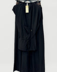 Completo con Top Incrociato e Pantalone Palazzo