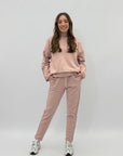 Felpa premium girocollo paillettes