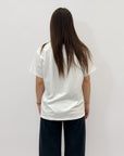 T-shirt in cotone con stampa "ready set glow"