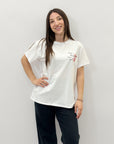 T-shirt in cotone con stampa "some bunny loves you!"