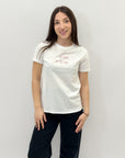 T-shirt in cotone "-gym +gin"