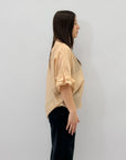 Maglia leggera con maniche volant