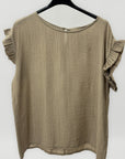Blusa con Maniche a Volant