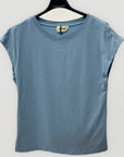 T-shirt in Cotone Smanicato