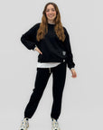Completo Felpa Oversize e Pantalone Jogger