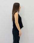 Maglia smanicata uncinetto