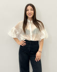 Camicia con maniche ampie