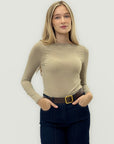 Maglia in misto cashmere – Maniche lunghe e taglio slim