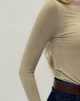 Maglia in misto cashmere – Maniche lunghe e taglio slim