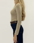 Maglia in misto cashmere – Maniche lunghe e taglio slim