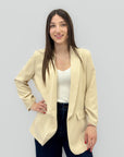 Blazer Elegante – Giacca Lunga Modello Morbido