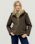 Giacca in neoprene con cappuccio – Calda e strutturata