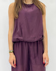 Completo con Top Smanicato e Pantalone Morbido