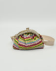 Borsa in paglia colorata