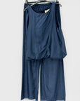 Completo con Top Smanicato e Pantalone Morbido
