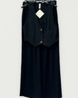 Completo con Gilet e Pantalone Palazzo