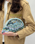 Borsa in paglia colorata