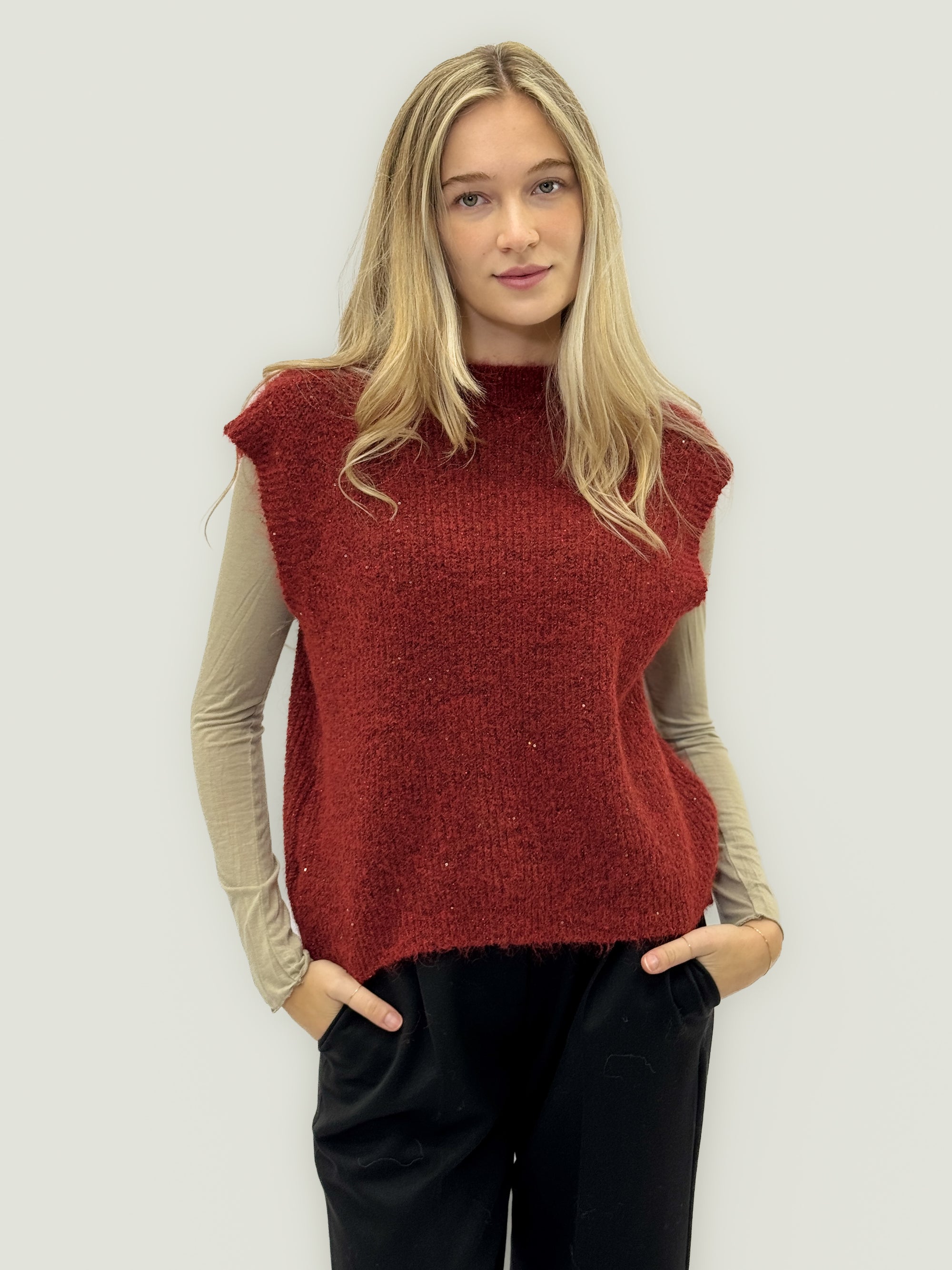 Gilet morbido lurex misto lana – Il tocco chic per i tuoi look autunnali
