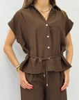 Completo con Camicia e Pantalone Palazzo