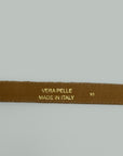 Cintura vera pelle con gancio