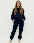 Pantaloni jogger in cotone felpato – Calore e comfort quotidiano