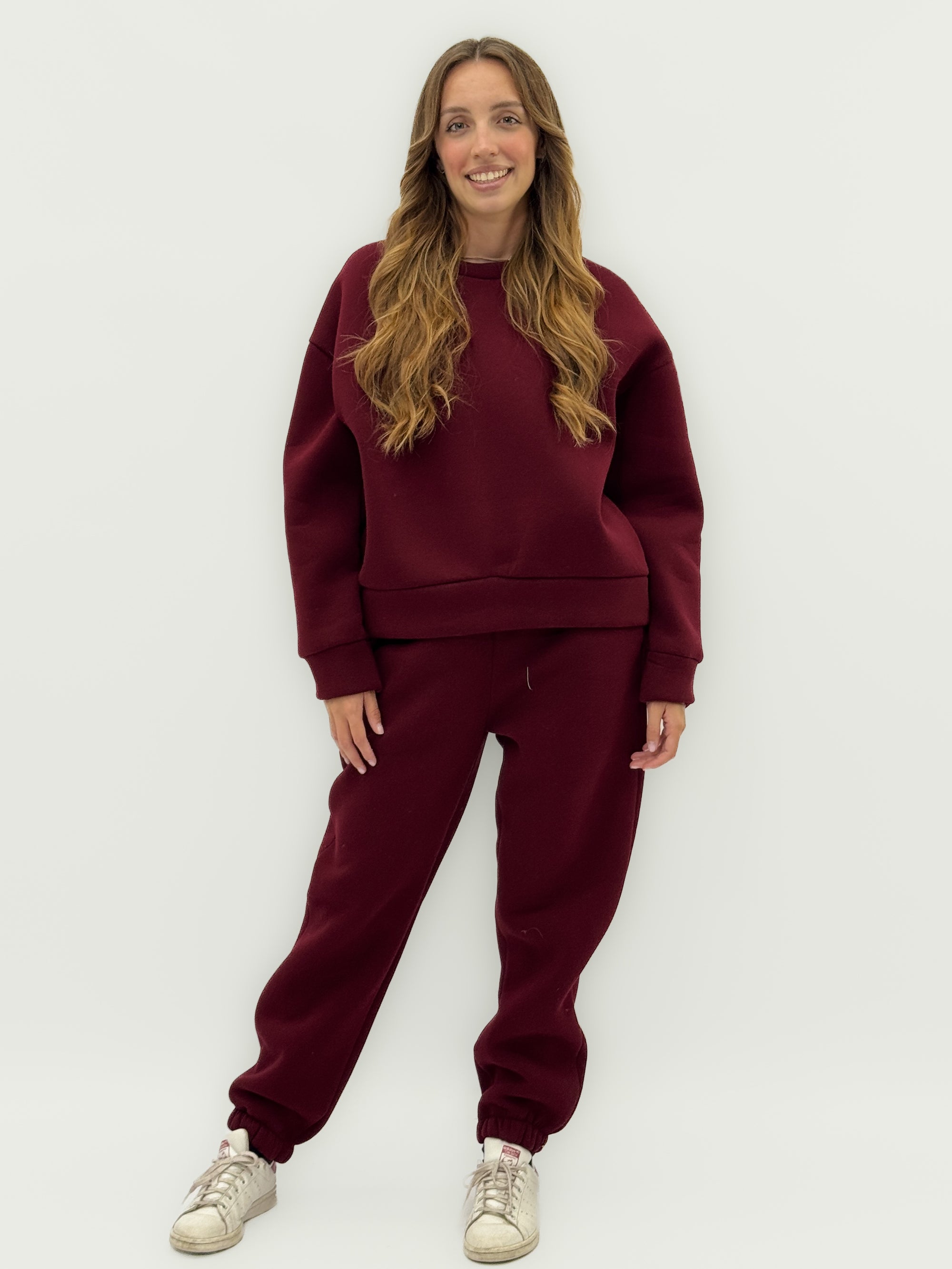 Felpa girocollo in cotone felpato – Calore e comfort quotidiano