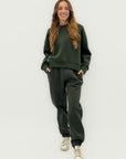 Pantaloni jogger in cotone felpato – Calore e comfort quotidiano