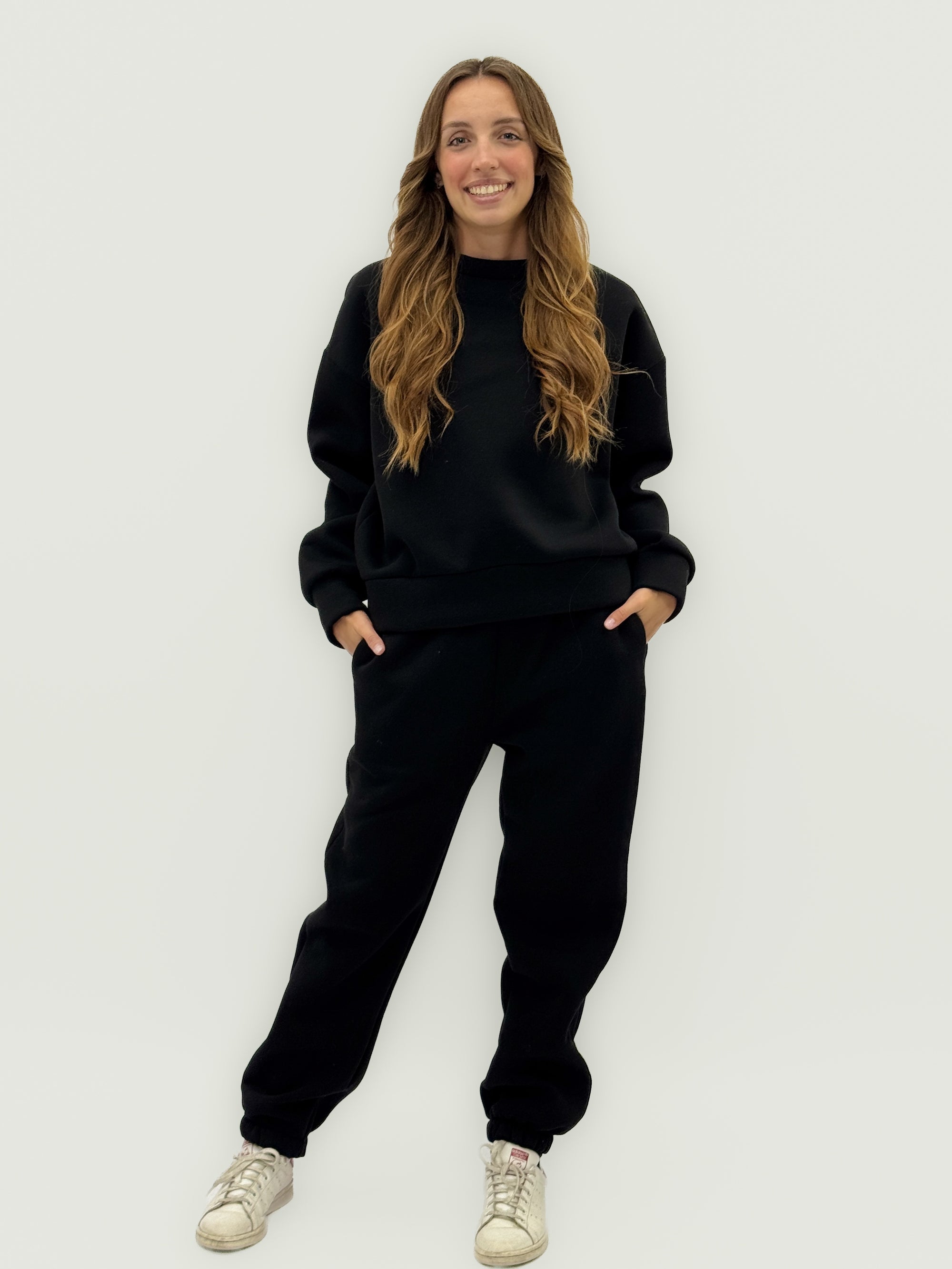 Pantaloni jogger in cotone felpato – Calore e comfort quotidiano