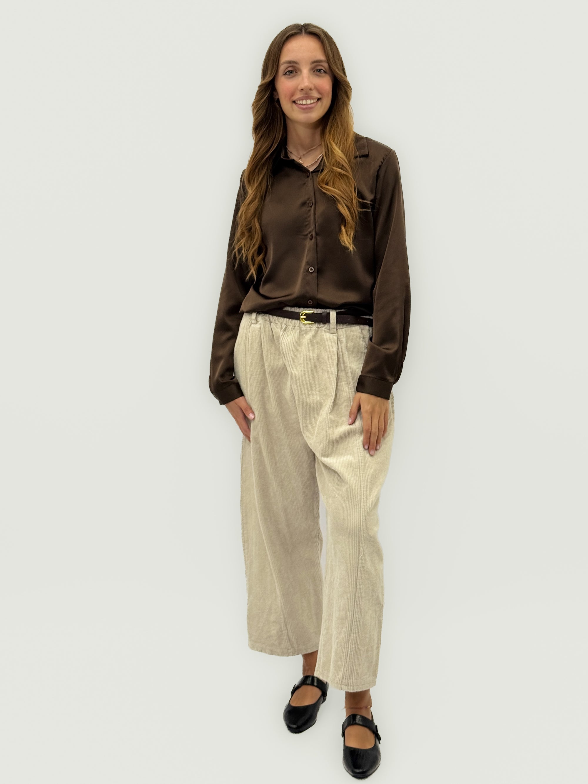 Pantaloni in velluto a coste morbido – Calore e fascino retrò