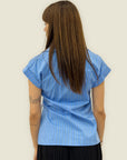 Camicia a Righe con Nodo Laterale