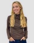 Maglia basic drappegiato