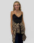Camicia Oversize a Quadri Made in Italy