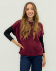 Maglia smanicata morbida – Stile minimal e versatilità assoluta