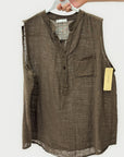 Blusa Smanicata con Taschino