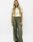 Completo Kimono a Righe in Misto Lino
