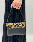 Borsa in vera pelle con stampa animalier – Made in Italy