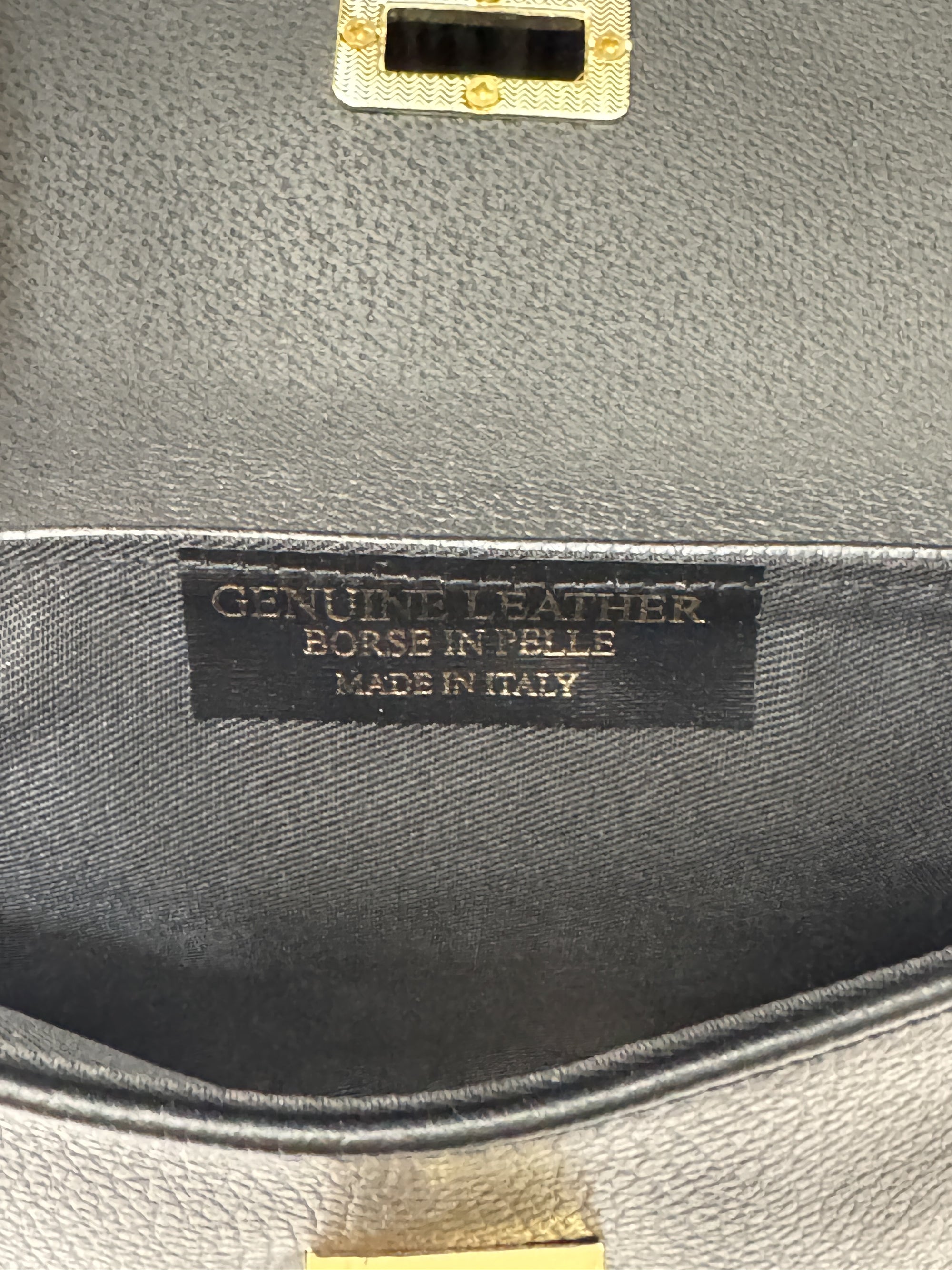 Borsa in vera pelle con stampa animalier – Made in Italy