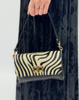 Borsa in vera pelle con stampa animalier – Made in Italy