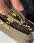 Borsa in vera pelle stampa cocco – Made in Italy